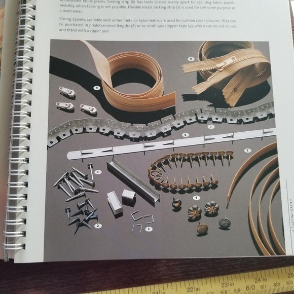 Singer Upholstery Basics Plus DIY Book Manual Recover Chairs Stools Ottomans - Picture 6 of 11